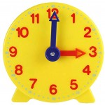 Tixiyu Zeitlern-Mini-Uhren Lernhilfen verstellbare Uhrzeit Lernuhr für Kinder Lernwecker Lernwerkzeug Lernspielzeug 10 cm