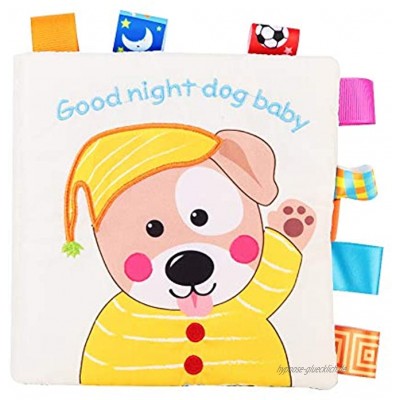 YOUTHINK Welpen Weiches Stoff Stoff Buch Crinkle Buch Spielzeug für Kinder Frühes Lernspielzeug Bestes Frühes Lesebuch