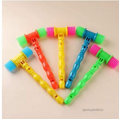 Lankater 1pc Baby-Sound Hammer Squeaky Hammer Kunststoff Quietschend Spielzeug-Pfeife-ton-Spielzeug Für Kinder Baby and Party Favors zufällige Farbe