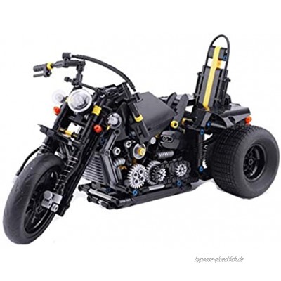 LIUJING Motorradmontage Harley Modell Hohe Schwierigkeit Baustein-Spielzeug Adult Small Particle-Car-Serie Mode