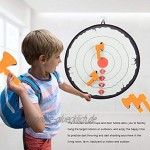 Mongrep Sicheres Dartspiel für Kinder Dartbrett-Set Spielzeug Geschenk Schaumaxt Spiel Dartscheibe mit 2 Axt und 5 Selbstklebende Bälle