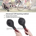 Percussion Musical Toys KTV Active Baby Sand Shaker Musik für Kinder spielen29 * 18 * 9cm-black