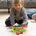 PERFECTHA Klopfbank Spielset Einem Kleinen Hammer Und 3 Kugeln Montessori Spielzeug Für Kinder Ab 12 Monaten Trusted