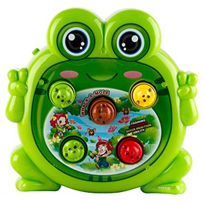 STOBOK Klopf Hämmerspielzeug Frosch Form Kinder Hammer Spiel Klopfbank Schlagspiel Elektronisches Spielzeug Ohne Batterie Zufällige Farbe