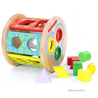 TONG Babyspielzeug pädagogisches Spielzeug frühe Bildung Form Hammer Schläger 3-6 Jahre alt Beat Pädagogische Holzspielzeug Geschenk