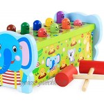 Tubayia Holz Hammerspiel Klopfspiel Interaktives Spielzeug Geschenk für Kinder Kleinkind