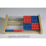 100`er Rechenrahmen rot-blau Abakus student`s abacus SystemKühnel