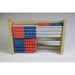 100`er Rechenrahmen rot-blau Abakus student`s abacus SystemKühnel