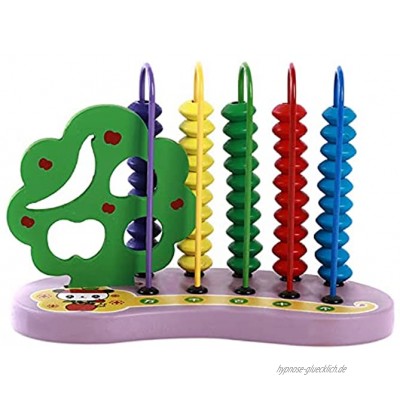 Goodvk Abakus Mathematische arithmetische Aktivitäten Holz Abakus Pädagogisches Spielzeug Math Spielzeug für Chirdren Die Freude des Lernens Farbe : Colorful Size : One Size