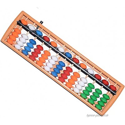 KIKIRon Abakus Kunststoff Abakus chinesisches pädagogisches Werkzeug Math Toy Mathmetic Taschenrechner für Studentenlehrer Abakus aus Holz Farbe : Colorful Size : One Size