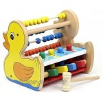 QiHaoHeji Bead Abakus Math Spielzeug Pädagogisches Spielzeug Holz subtrahieren Mathematik Kinderspielzeug Alphabet Abakus Farbe : Yellow Size : One Size