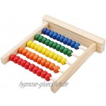 TOSSPER 1pc Holz Abacus Bunte Zählen Berechnung Perlen Math Lernen Frühe Pädagogische Spielzeug-Baby-Math Spielzeug