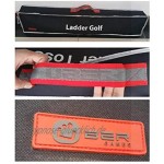Ubergames Model 2021 in Luxus Tasche Profi Original Ladder Golf aus massivem Hartholz mit echte Golf-Bolas Komplett und Perfekt Outdoorspielzeug
