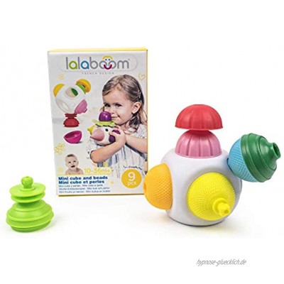 Lalaboom BL650 3686161 Lernspielzeug für Kinder Würfel-Entdeckerspiel 9-teilig Mehrfarbig