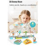 Z-Color Elektrische Bump-Labyrinth elektrisches Bump-Labyrinth-Spielzeug zuverlässige Klassische Tabletop-Puzzle-Spiel Retro-Spielzeug- langweilige Spiele für Kinder Color : Red