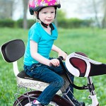 auvstar Kinder Sicherheits Fahrrad Rücksitz Zubehörsatz Hinteres Sitzkissen Armlehne Fußstütze Set für Mädchen Jungen Kinder