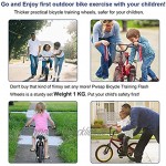 HIQE-FL Fahrrad Stützräder für Kinder,Fahrradklingel Kinder,Bike Training Wheels,Hilfsräder für Kinderfahrrad,Universal-Stützräder,Kinderfahrrad Stützräder Polizei