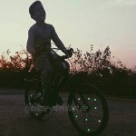 JAHEMU Kinderfahrrad Zubehör Speichenclips Speichenklicker Fahrrad Speichenperlen Leuchtendes Räder perlen Fahrrad Dekor für Mädchen Kinder 144 Stück