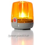Rolly Toys Rundumleuchte Flashlight LED Technologie; + Montageplatte; Orange 409556 & rollySoundwheel Soundlenkrad für RollyToys Fahrzeuge mit Traktorgeräusch und Hupfunktion 409235