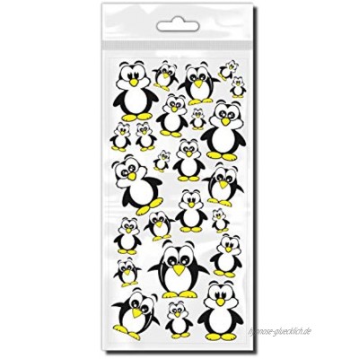 style4Bike Pinguin Aufkleber niedliche Pinguine als Sticker Set für Fahrrad ✓ Top Aufkleber ✓ | D00001
