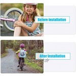YADIMI Fahrrad Stützräder für Kinder,Bike Training WheelsFahrradhilfsrad Umweltschutz kompatibel für 12 14 16 18 20 Zoll Flash Mute Wheel