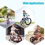 YADIMI Fahrrad Stützräder für Kinder,Bike Training WheelsFahrradhilfsrad Umweltschutz kompatibel für 12 14 16 18 20 Zoll Flash Mute Wheel