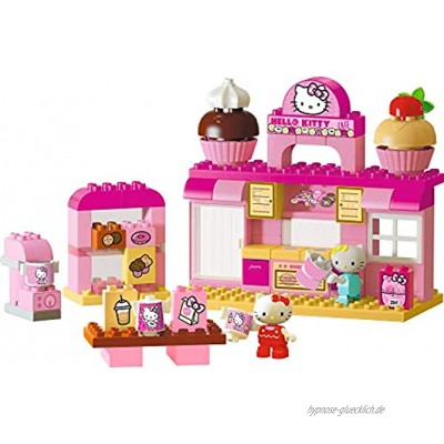 BIG-Bloxx Hello Kitty Bäckerei Bausteinset mit 82 Teilen inkl. 2 Hello Kitty Spielfigur verbaubar mit bekannten Spielsteinen für Kinder ab 1,5 Jahren