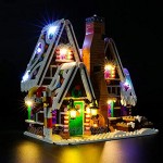 BRIKSMAX Led Beleuchtungsset für Lego Gingerbread House,Kompatibel Mit Lego 10267 Bausteinen Modell Ohne Lego Set