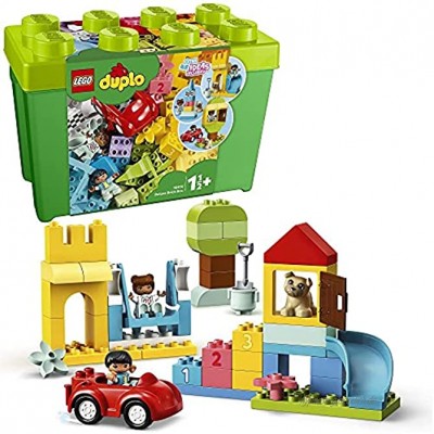 LEGO 10914 DUPLO Classic Deluxe Steinebox Bauset Aufbewahrungsbox erste Bausteine Lernspielzeug für Kleinkinder im Alter von 1,5 Jahren