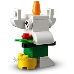 LEGO 11012 Classic Kreativ-Bauset mit weißen Bausteinen Bauset für Kinder Spielzeug ab 4 Jahren mit Schneemann Schaf und mehr