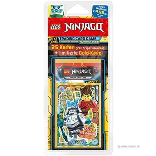 Lego 180996 Ninjago Serie V Next Level Blisterpack 5 Booster und Limitierte Goldkarte