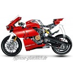 LEGO 42107 Technic Ducati Panigale V4 R Motorrad Supermotorrad-Schaustück für Sammler Set für Kinder und Erwachsene