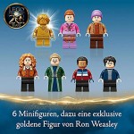 LEGO 76388 Harry Potter Besuch in Hogsmeade Spielzeug ab 8 Jahre Set zum 20. Jubiläum mit Ron als goldene Minifigur