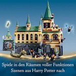 LEGO 76389 Harry Potter Schloss Hogwarts Kammer des Schreckens Spielzeug Set mit Voldemort als goldene Minifigur und der Großen Halle