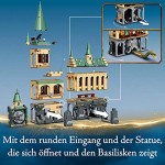 LEGO 76389 Harry Potter Schloss Hogwarts Kammer des Schreckens Spielzeug Set mit Voldemort als goldene Minifigur und der Großen Halle