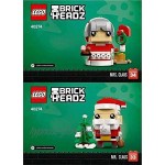 LEGO Herr und Frau Weihnachtsmann Wünsche Frohe BrickHeadz™ Weihnachten – mit Herrn und Frau Weihnachtsmann!