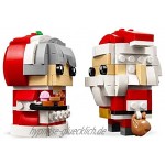 LEGO Herr und Frau Weihnachtsmann Wünsche Frohe BrickHeadz™ Weihnachten – mit Herrn und Frau Weihnachtsmann!