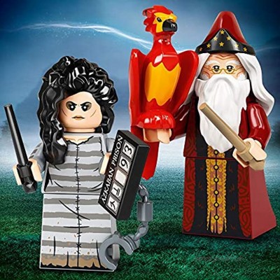 LEGO 71028 Harry Potter Minifiguren Bellatrix Lestrange #12 und Albus Dumbledore #2 in Geschenkbox
