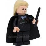 LEGO Harry Potter Minifigur Lucius Malfoy mit Umhang und Zauberstäben