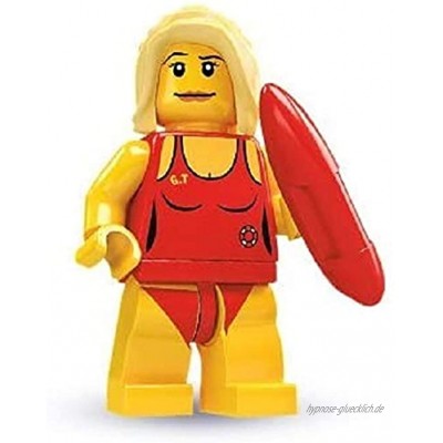 LEGO Minifigur aus Serie 2: Lifeguard Rettungs-Schwimmerin