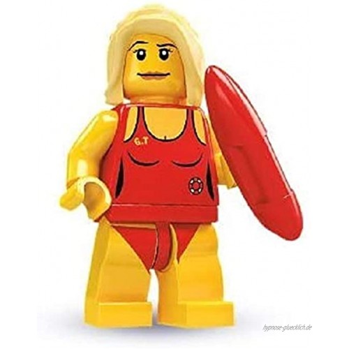 LEGO Minifigur aus Serie 2: Lifeguard Rettungs-Schwimmerin