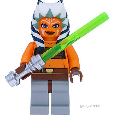 LEGO Star Wars Minifigur Ahsoka Tano Padawan The Clone Wars mit Laserschwertern