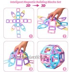 ACTRINIC 40PCS Castle Magnetblöcke Lernen & Entwicklung Magnetfliesen Bausteine Kinderspielzeug für 3 4 5 6 7 Jahre alte