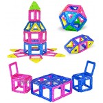 AimdonR Magnetische Bausteine Kinder Magnetische Baustein Spiele für Jungen und Mädchen Kreativität Pädagogisches Kinderspielzeug