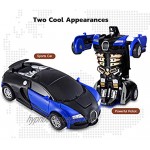 3PCS RC Transformator Roboter-Auto Fernbedienung Aktion Deformation Figur Ferngesteuert Transformers Auto & Robot Verwandelbar Form-Schicht-Modell Auto One-Touch-Transforming,11.5*7.5*9.5 cm