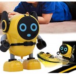 Abnehmbares Roboter-Gyro-Spielzeug Roboter-Spielzeug DIY langlebiges Roboter-Gyro-Spiel-Spielzeug tragbar für Geschenk für den HaushaltGelb