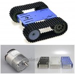 Festnight Verfolgungsroboter Smart Car Plattform Robotik Kits Roboter Panzer Raupenfahrwerk DIY Kit Solide Roboter Plattform Panzer Mobile Plattform Roboter Spielzeug Plattform für Arduino