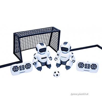 JUGUETRÓNICA JUG0324 Juego de Simulación Deportiva Soccerbots Arena-Interaktive Fußballroboter Weiß