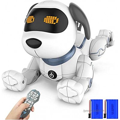 Ok K! okk Fernbedienung Hunderoboter 2020 Neu Ferngesteuerter Hund mit Singen Tanzen Sprechen intelligenten Früherziehung Spielzeug für 3-12 Jahre Jungen Mädchen Geburtstag