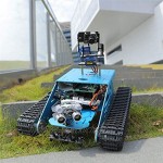 RCTOYCAR Chip-Tank Roboter-Set WLAN kabellos Video Programmierung elektronisch Basteln Spielzeug Roboter Set für Kinder und Erwachsene